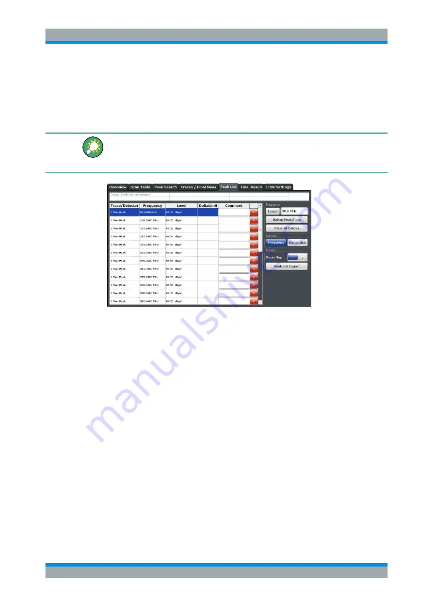 Rohde & Schwarz ESW Series User Manual Download Page 127