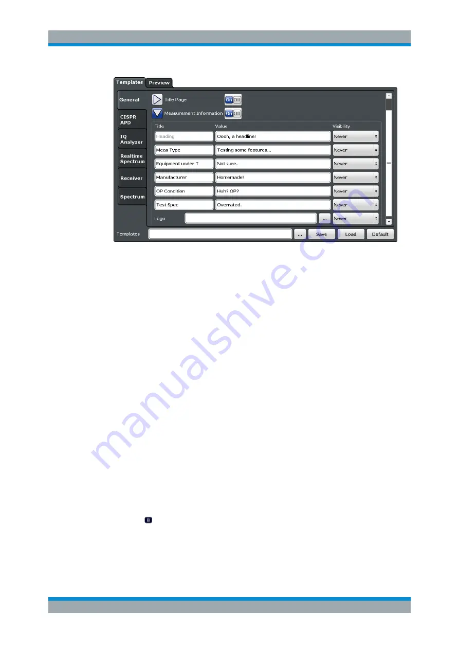 Rohde & Schwarz ESW Series User Manual Download Page 296