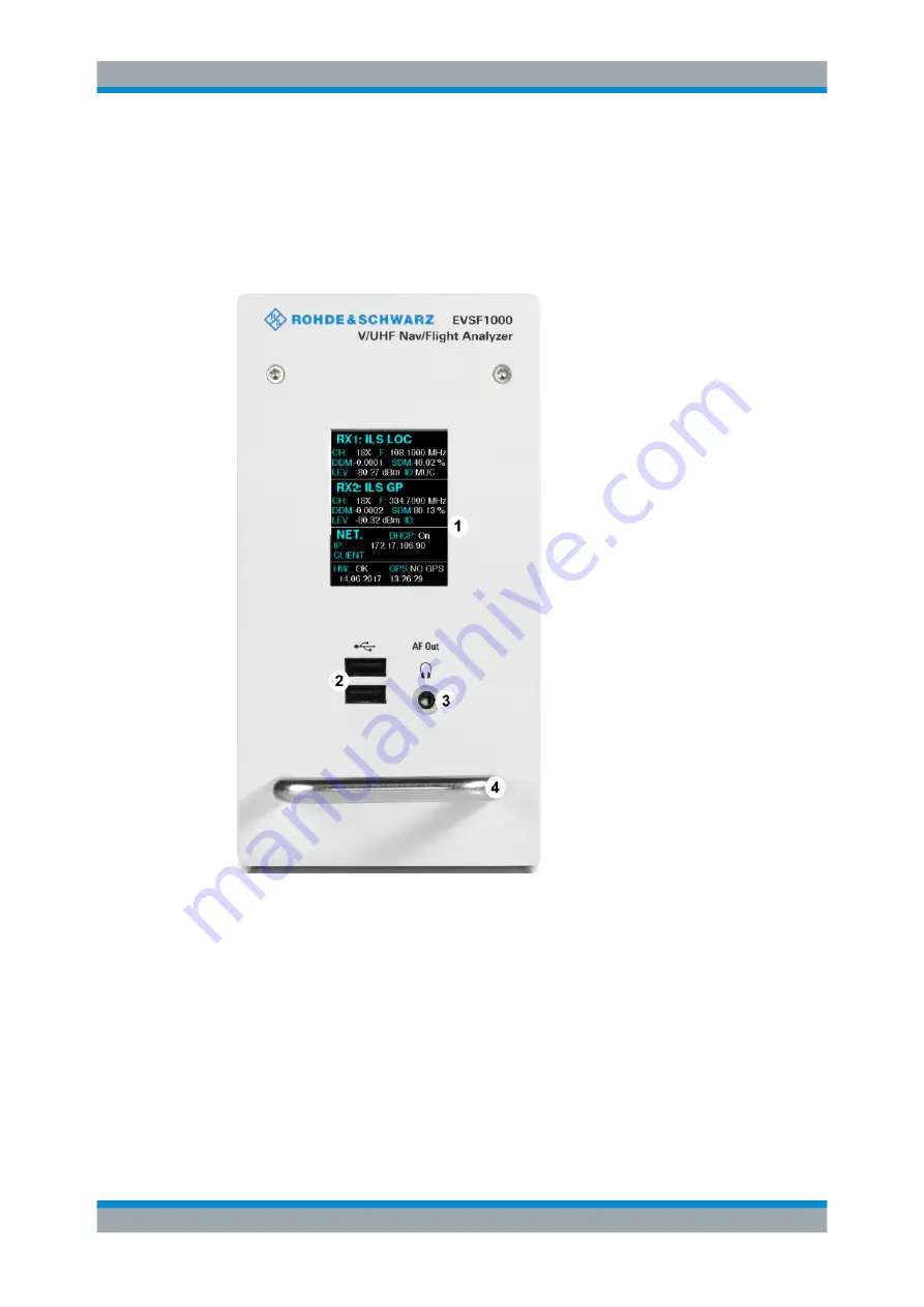 Rohde & Schwarz EVSF1000 User Manual Download Page 14