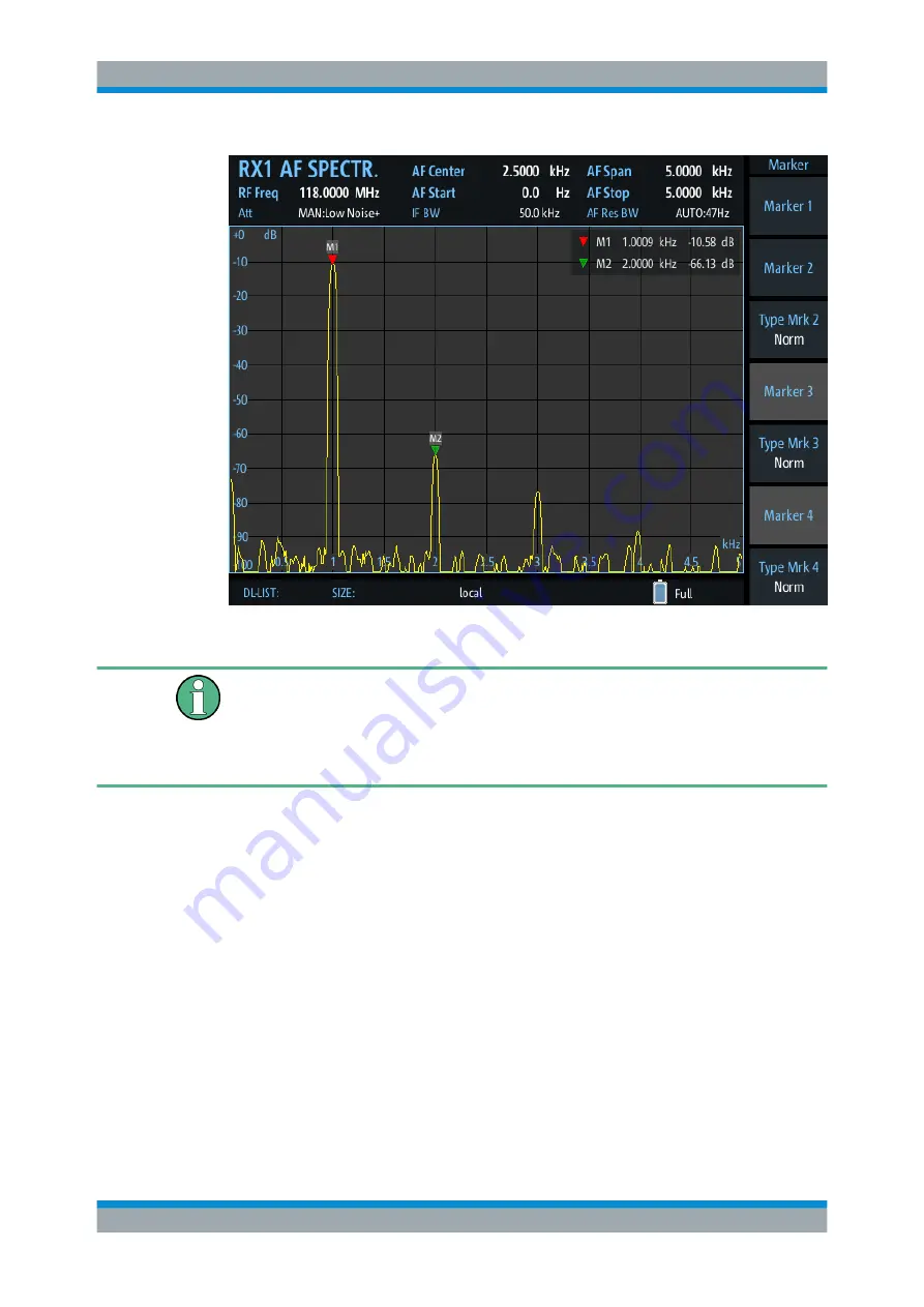 Rohde & Schwarz EVSF1000 User Manual Download Page 103