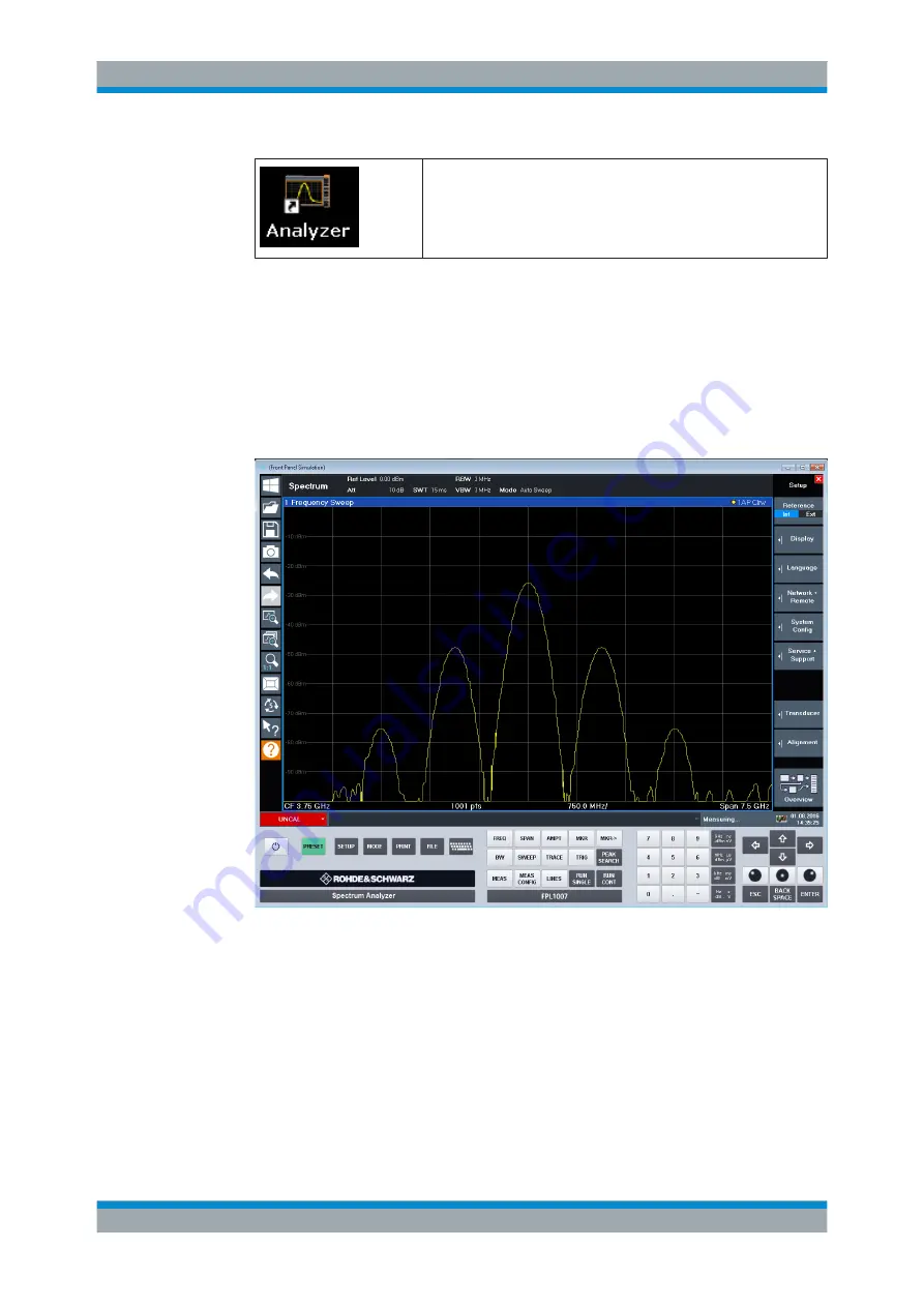 Rohde & Schwarz FPL1000 Series User Manual Download Page 227