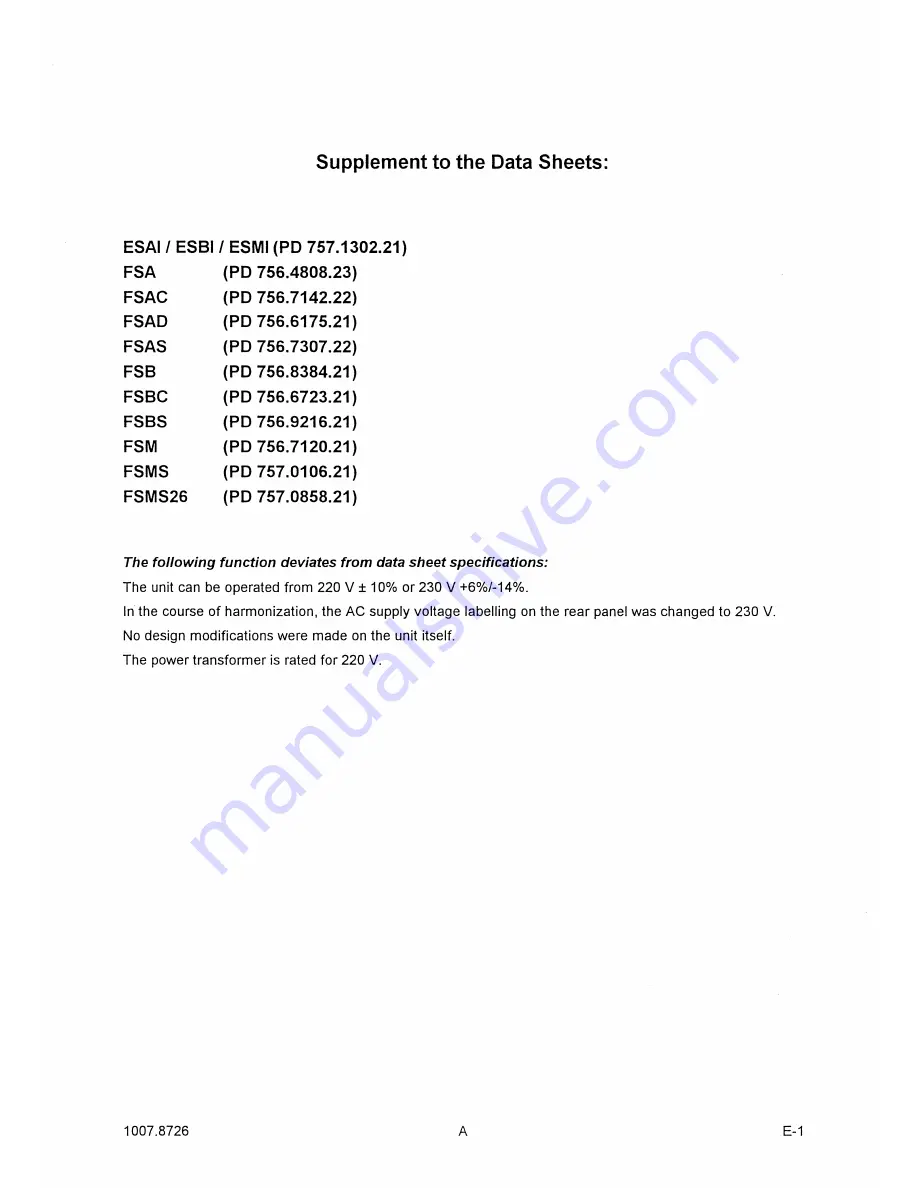 Rohde & Schwarz FSB Operating Manual Download Page 17