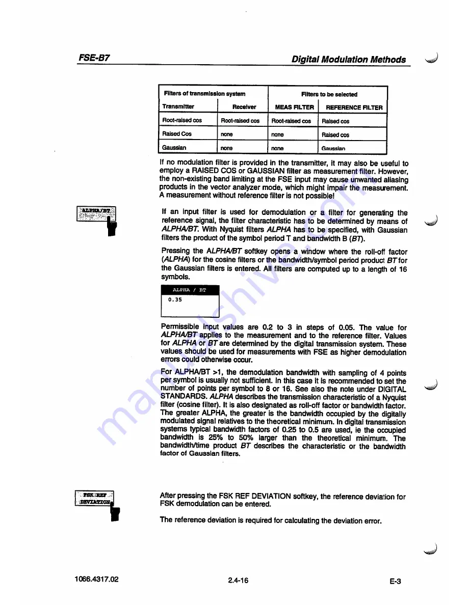 Rohde & Schwarz FSE-B7 Operating Manual Download Page 44