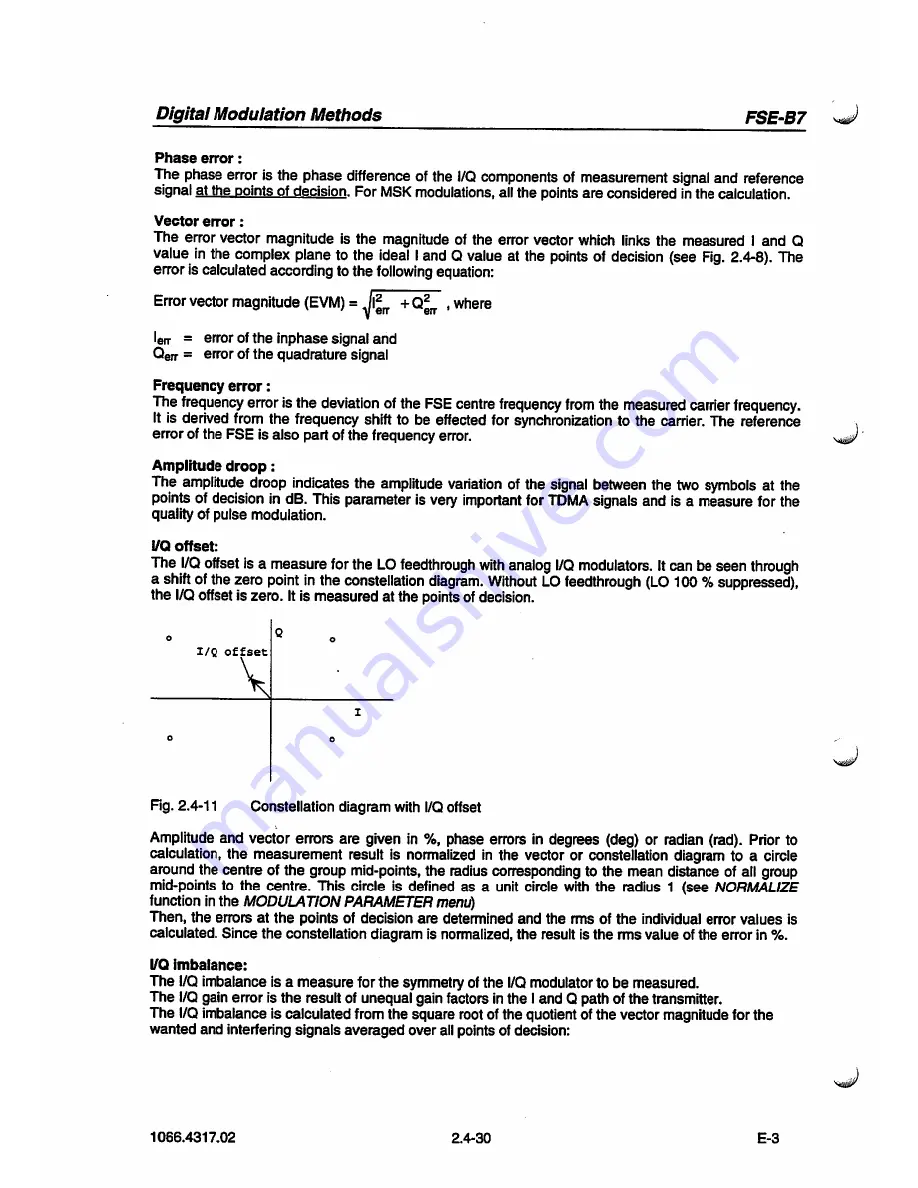 Rohde & Schwarz FSE-B7 Operating Manual Download Page 58