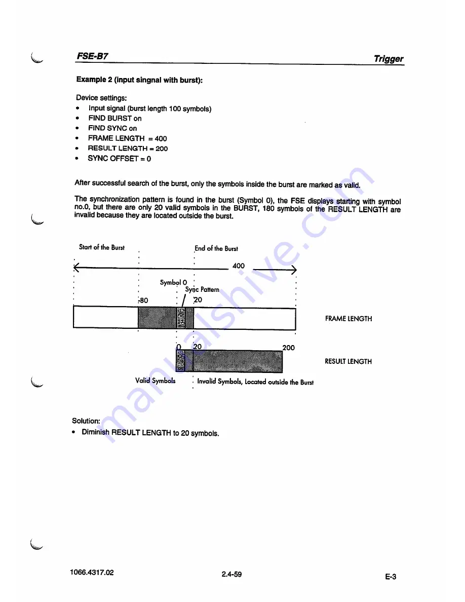 Rohde & Schwarz FSE-B7 Operating Manual Download Page 87