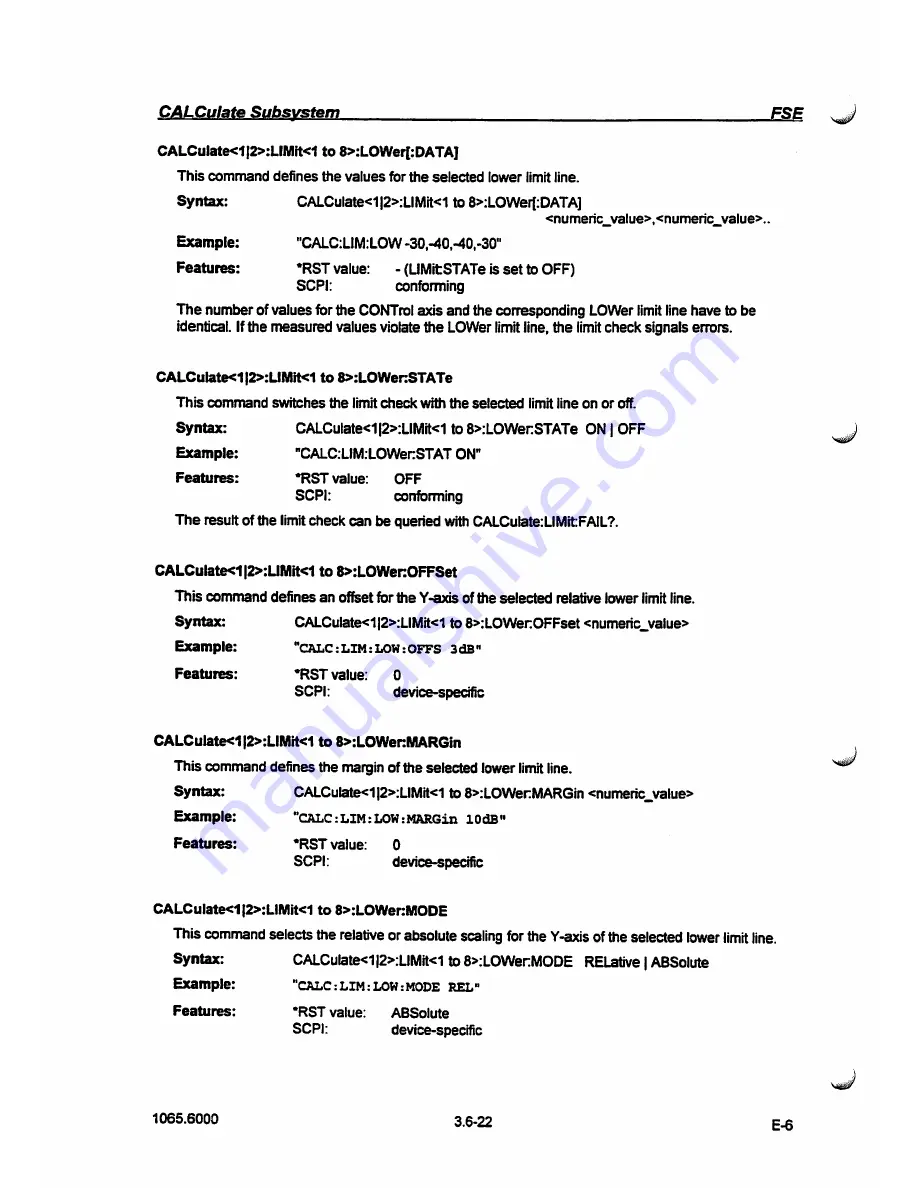 Rohde & Schwarz FSE-B7 Operating Manual Download Page 134