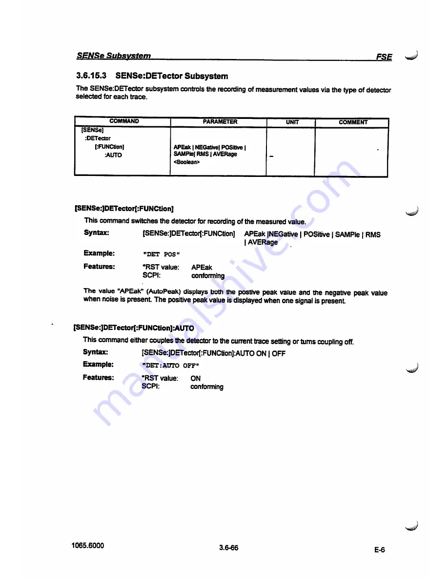 Rohde & Schwarz FSE-B7 Operating Manual Download Page 178