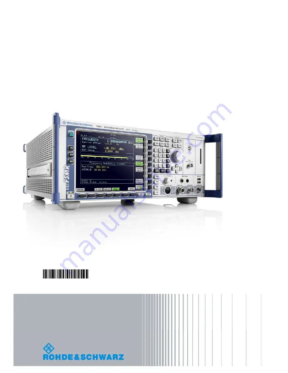 Rohde & Schwarz FSMR series Getting Started Download Page 1