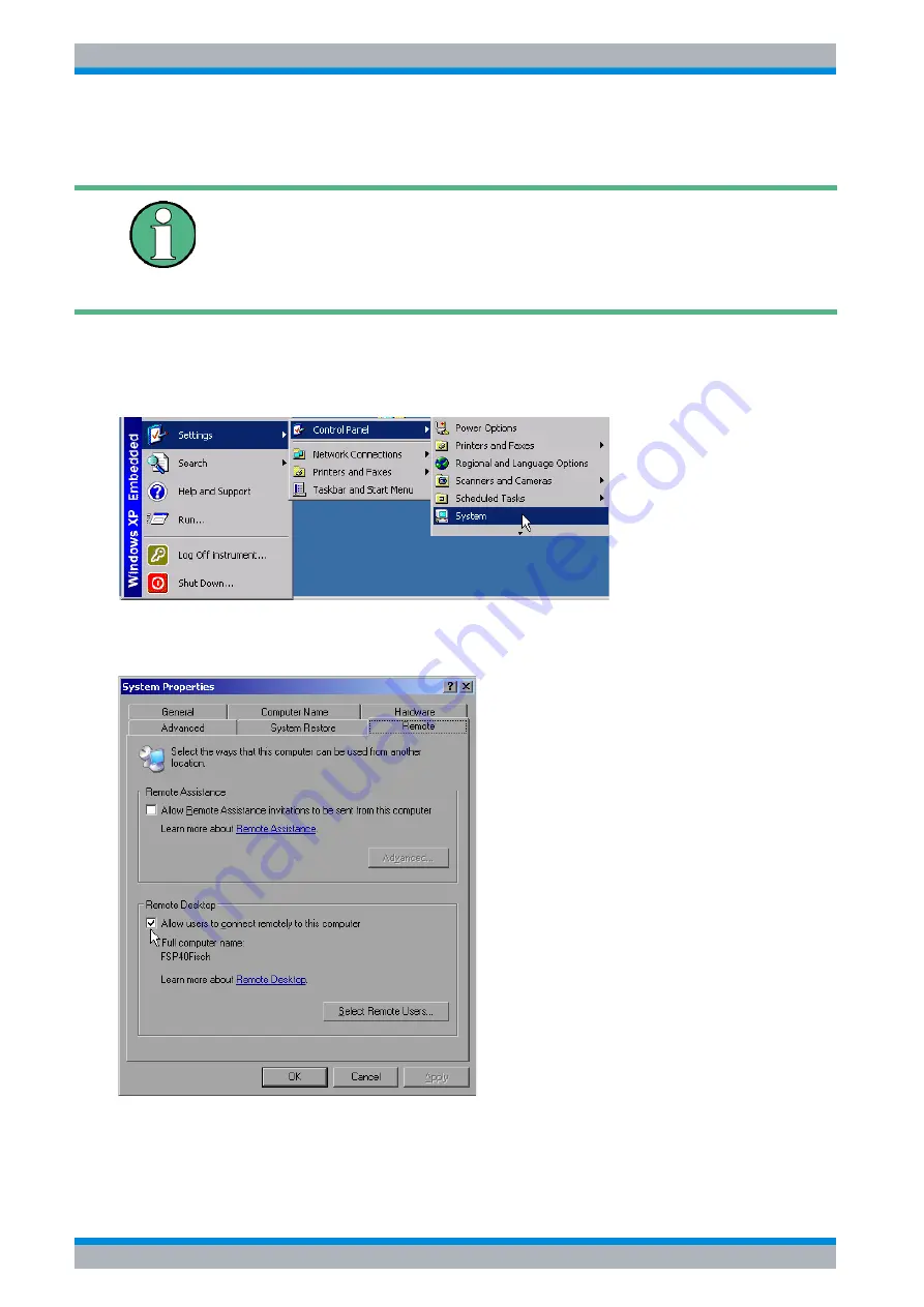 Rohde & Schwarz FSQ series Quick Start Manual Download Page 174