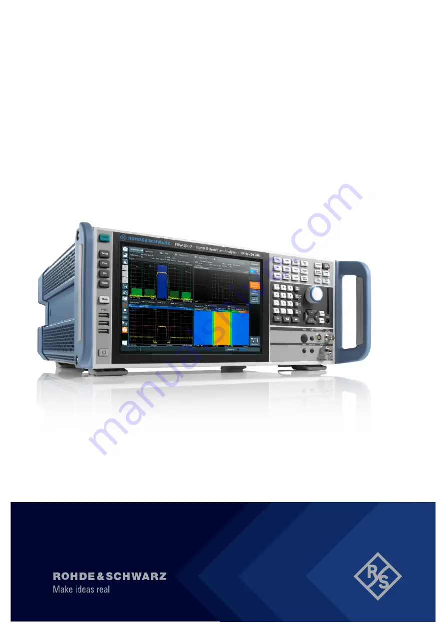 Rohde & Schwarz FSV3000 User Manual Download Page 1