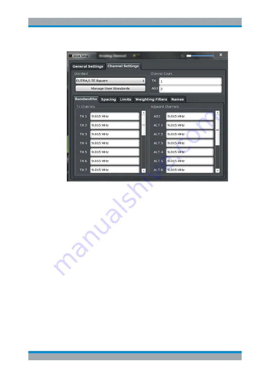 Rohde & Schwarz FSW13 User Manual Download Page 156