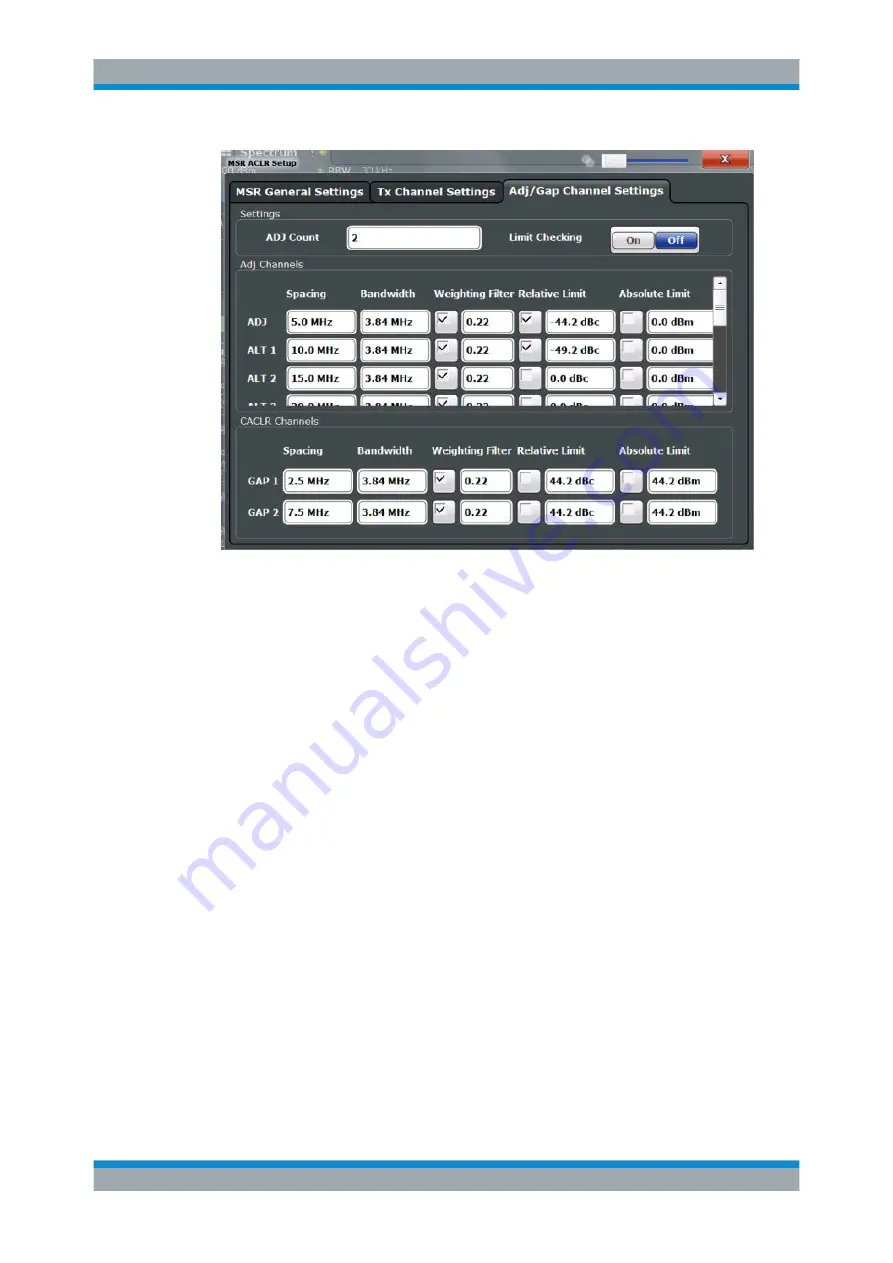 Rohde & Schwarz FSW13 User Manual Download Page 168