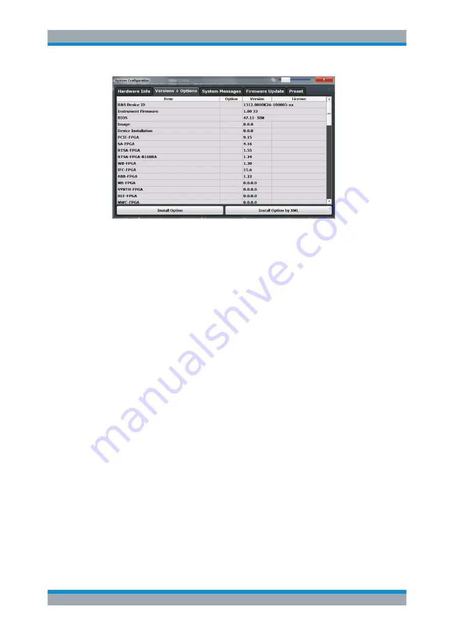 Rohde & Schwarz FSW13 User Manual Download Page 579