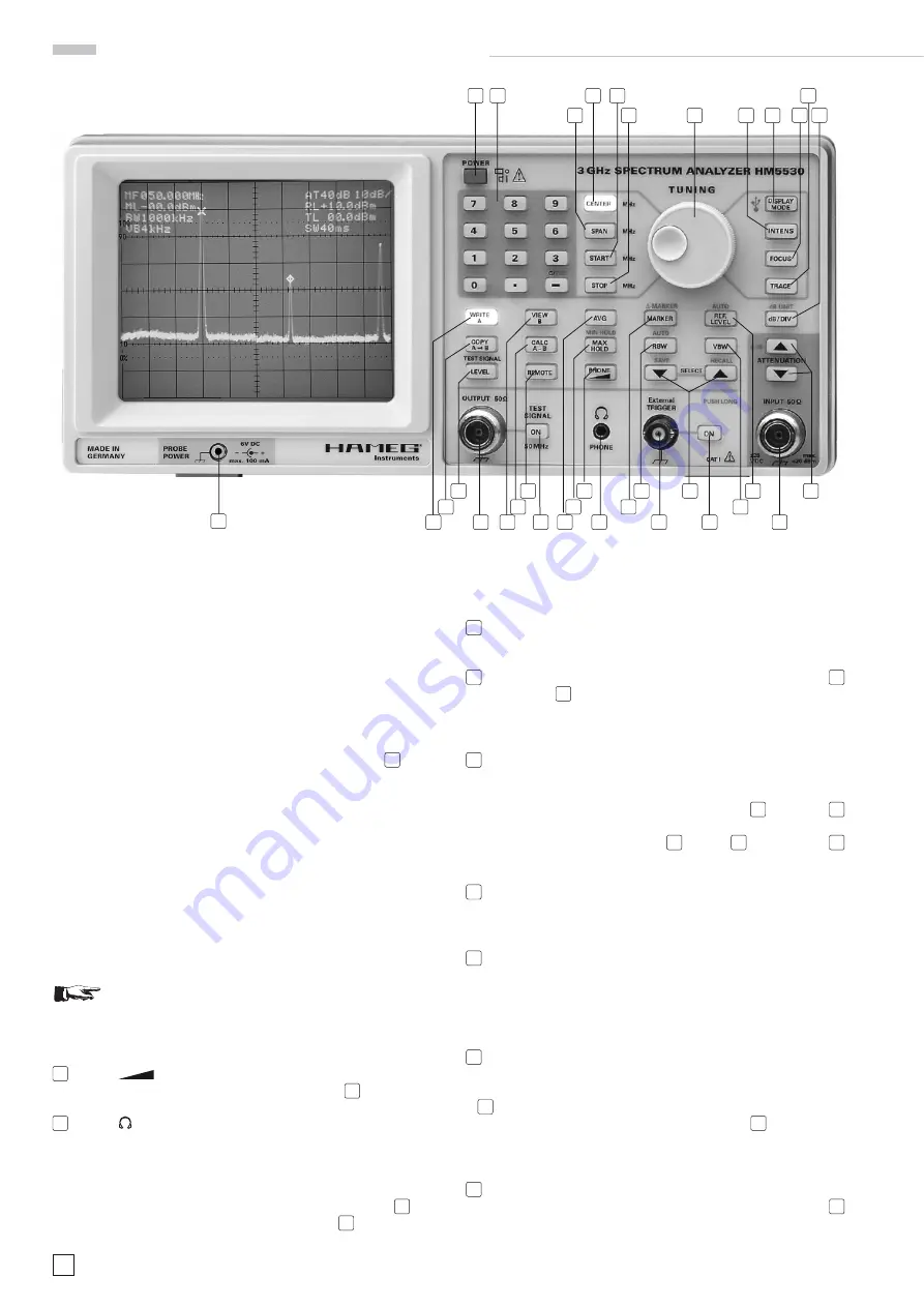 Rohde & Schwarz Hameg HM5530 Скачать руководство пользователя страница 54