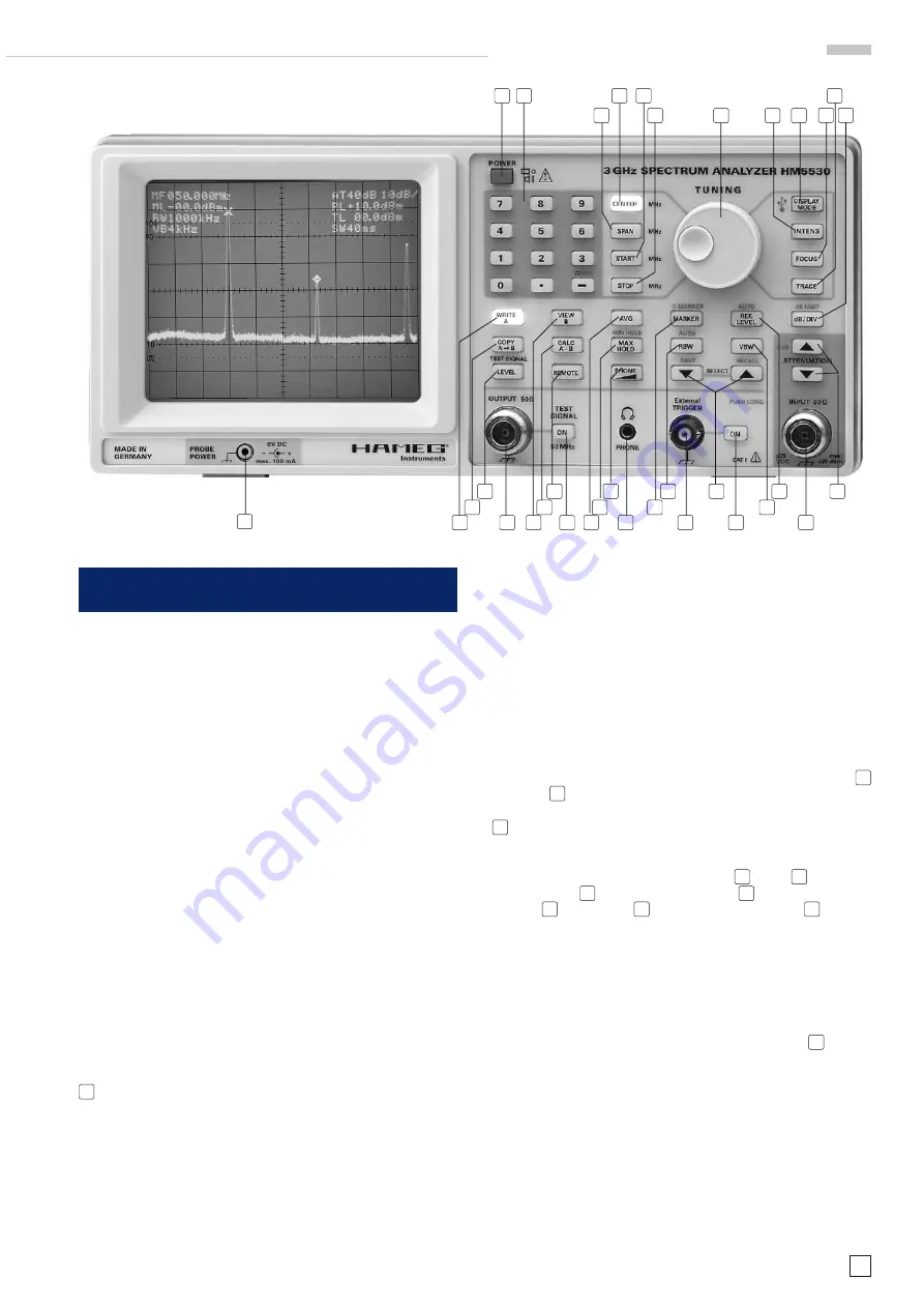 Rohde & Schwarz Hameg HM5530 Скачать руководство пользователя страница 69