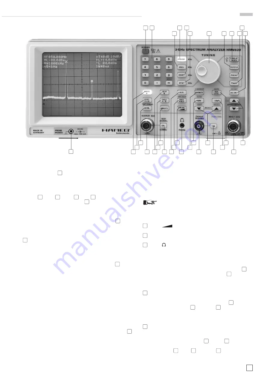 Rohde & Schwarz Hameg HM5530 Скачать руководство пользователя страница 73