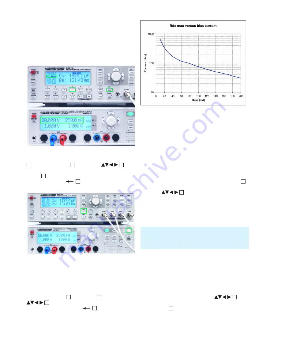 Rohde & Schwarz HM8118 Скачать руководство пользователя страница 54