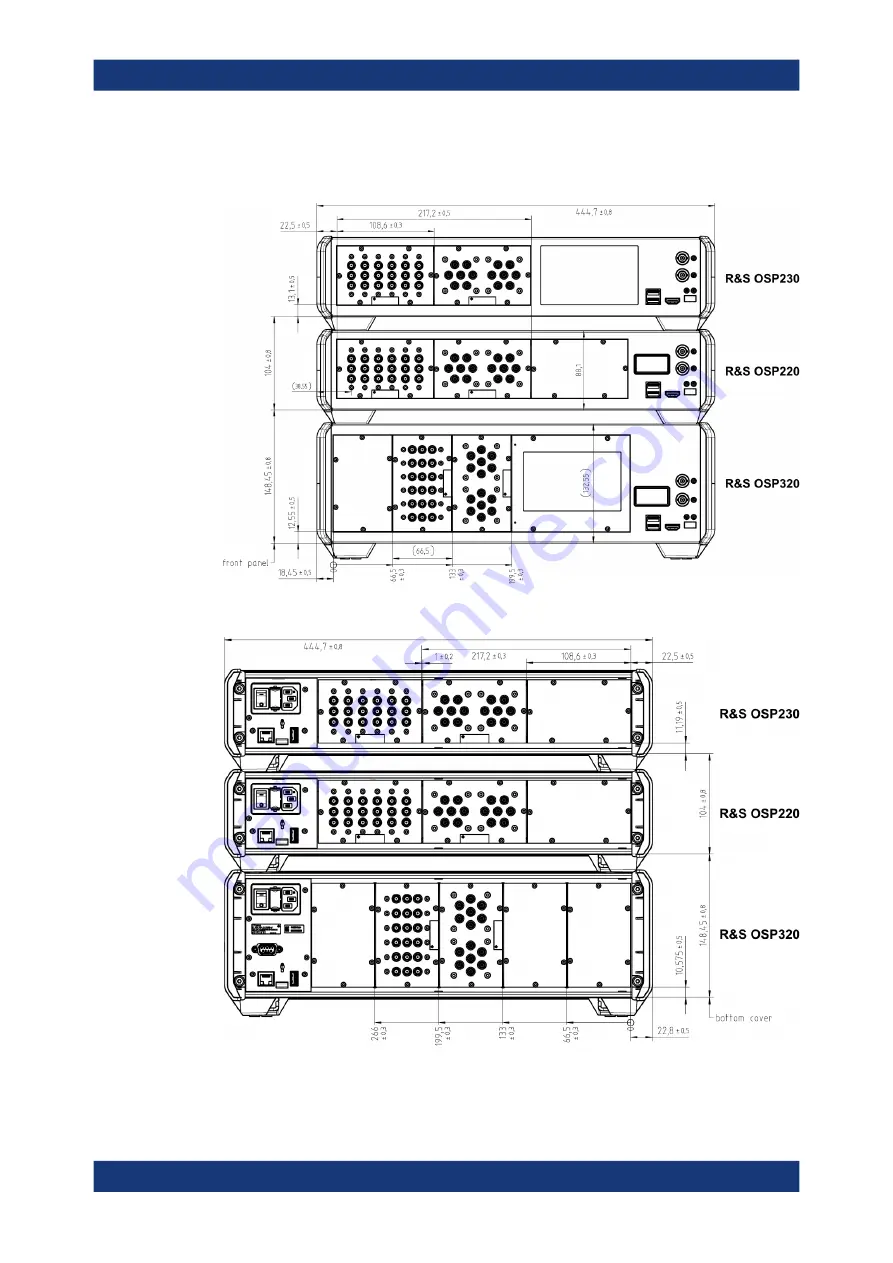 Rohde & Schwarz OSP-B200S2 User Manual Download Page 317