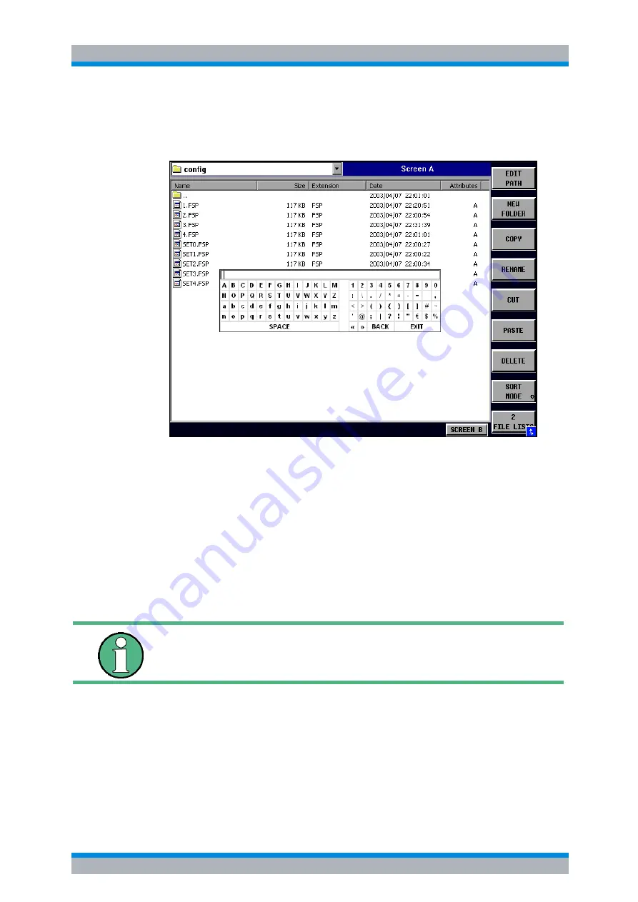 Rohde & Schwarz R&S FSP Series Operating Manual Download Page 272