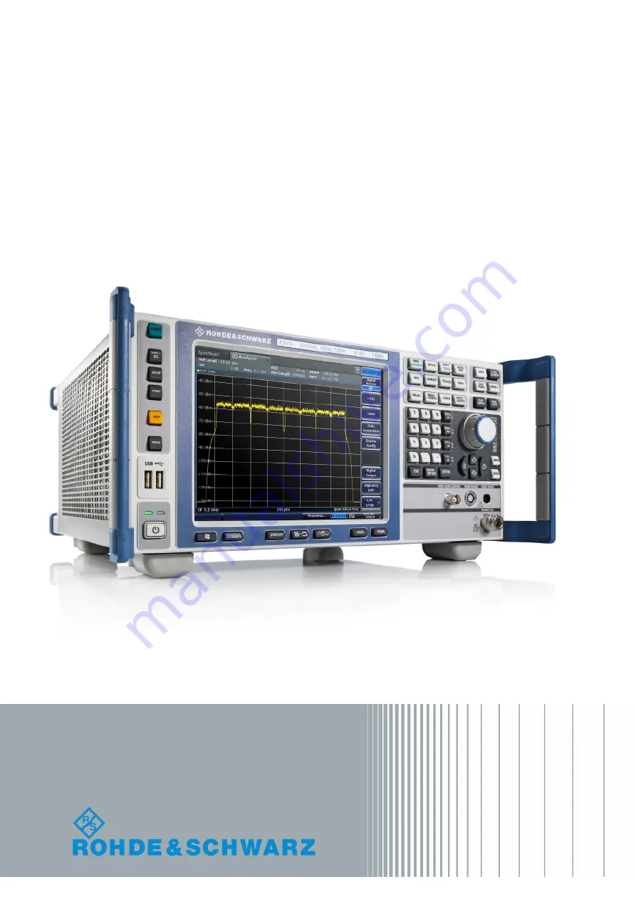 Rohde & Schwarz R&S FSV Quick Start Manual Download Page 1