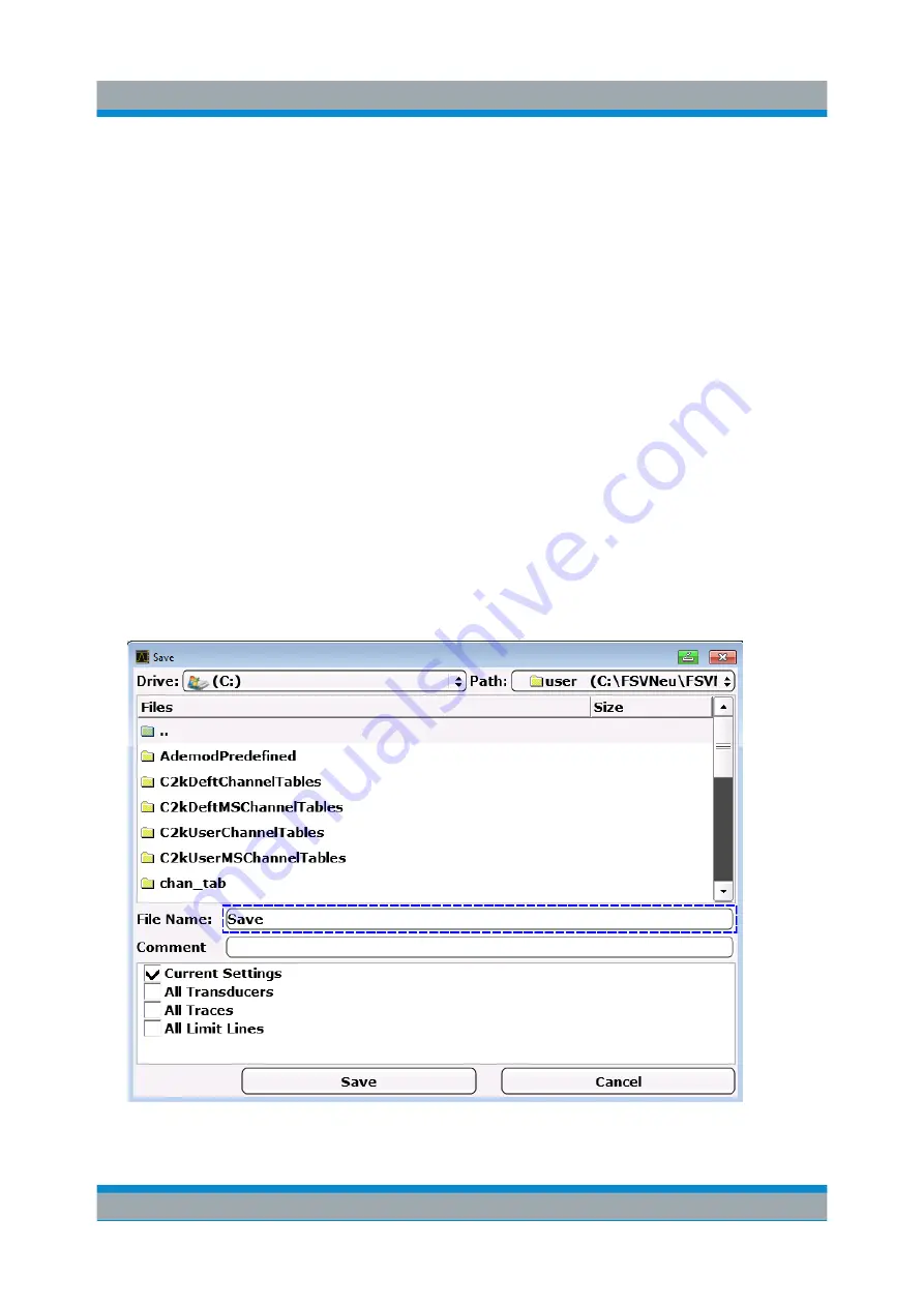 Rohde & Schwarz R&S FSV Quick Start Manual Download Page 163