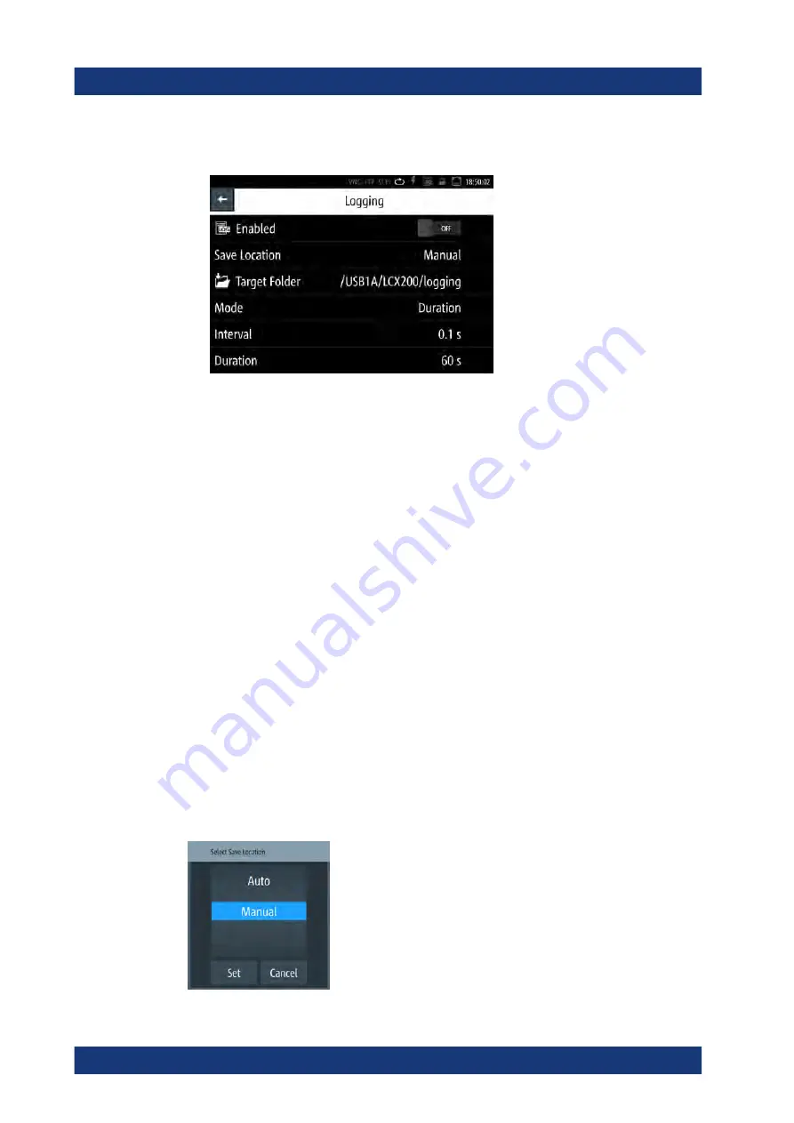 Rohde & Schwarz R&S LCX Series User Manual Download Page 95