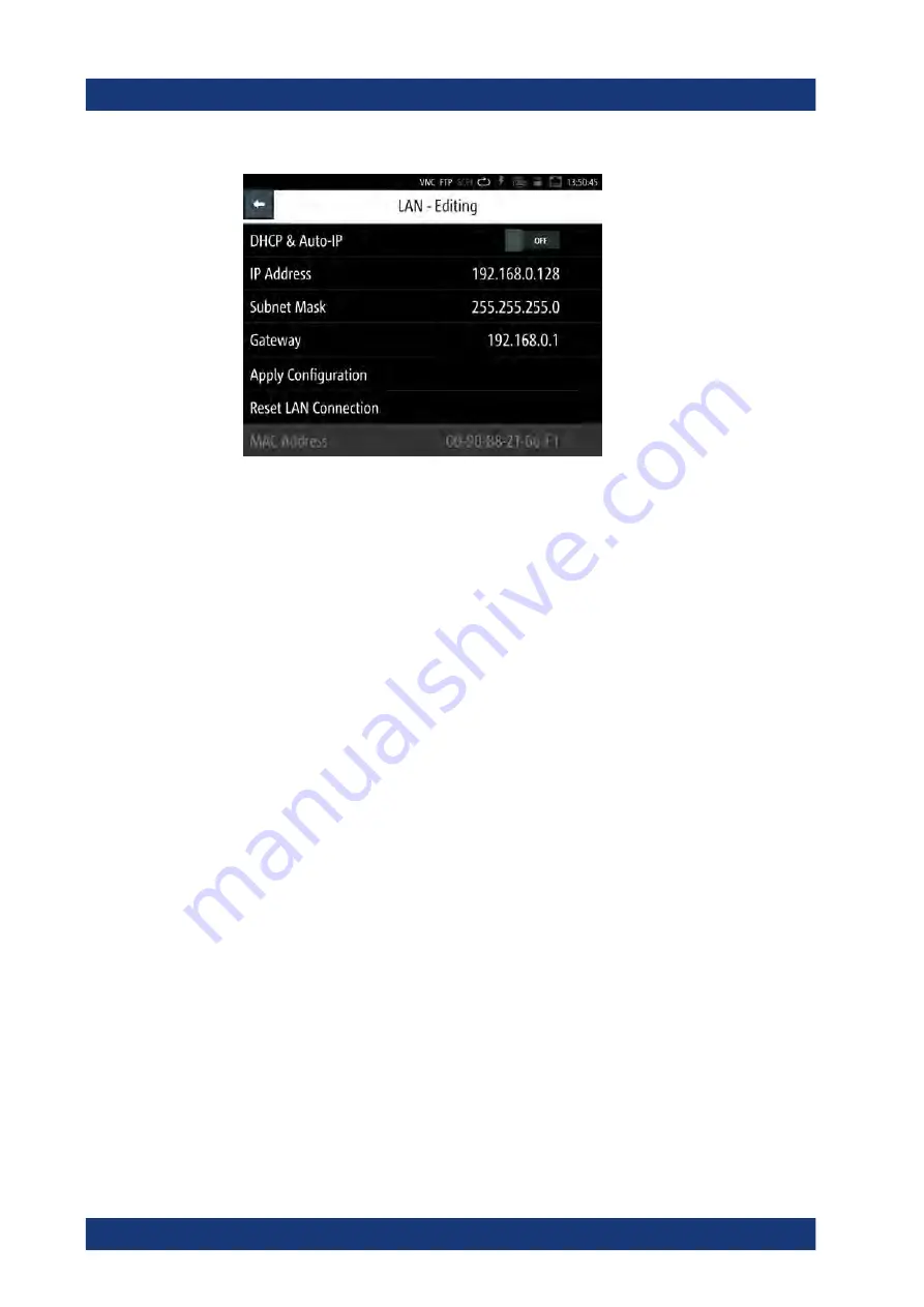 Rohde & Schwarz R&S LCX Series User Manual Download Page 152