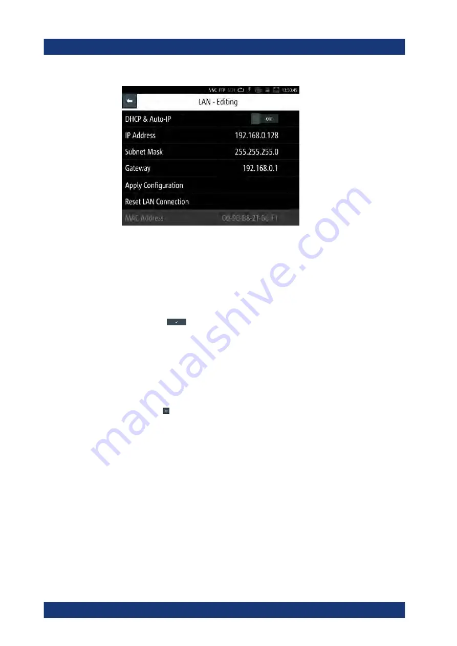 Rohde & Schwarz R&S LCX Series User Manual Download Page 160