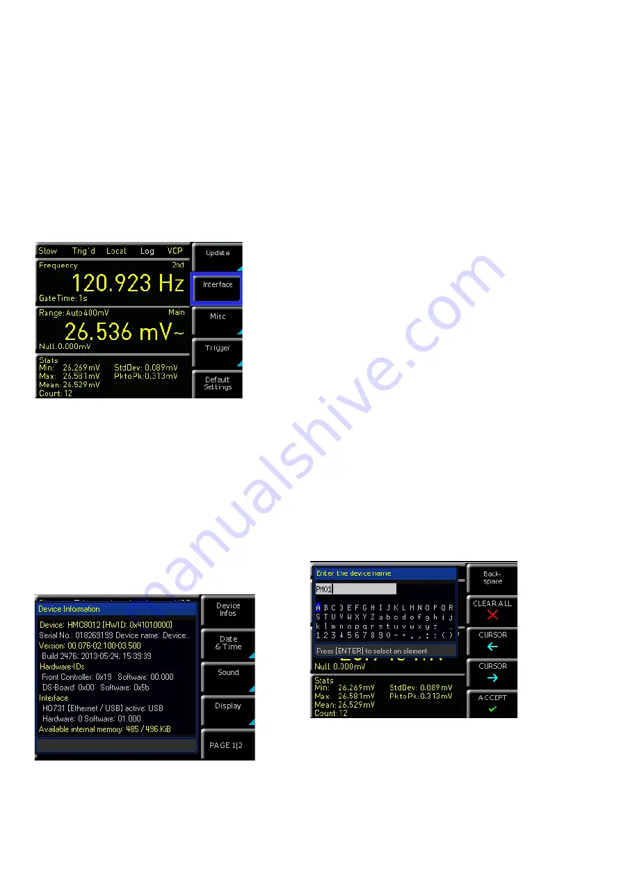 Rohde & Schwarz R&SHMC8012 User Manual Download Page 20