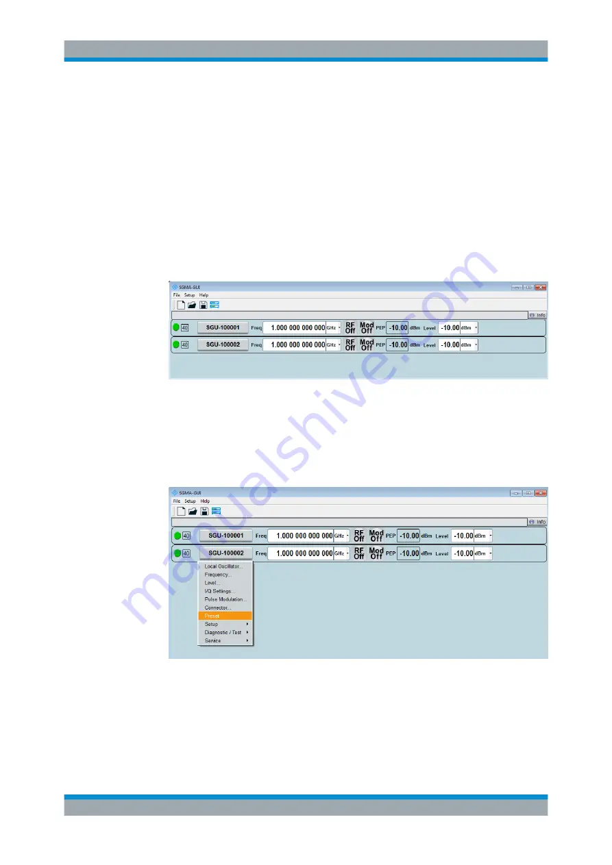 Rohde & Schwarz SGU100A User Manual Download Page 40