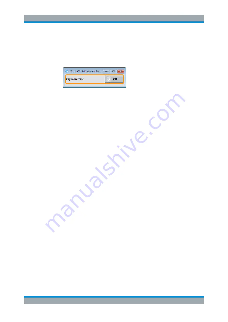 Rohde & Schwarz SGU100A User Manual Download Page 105