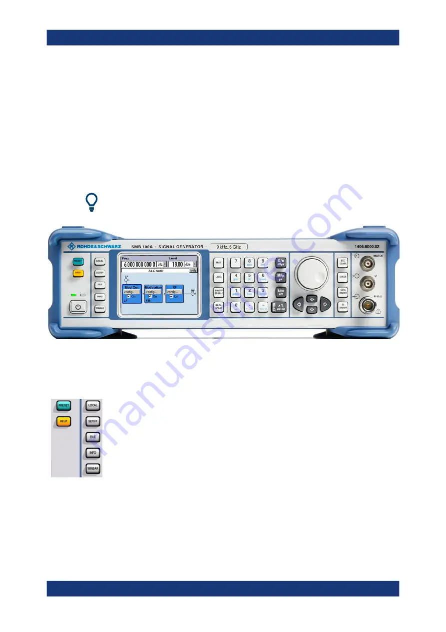 Rohde & Schwarz SMB100A Quick Start Manual Download Page 43