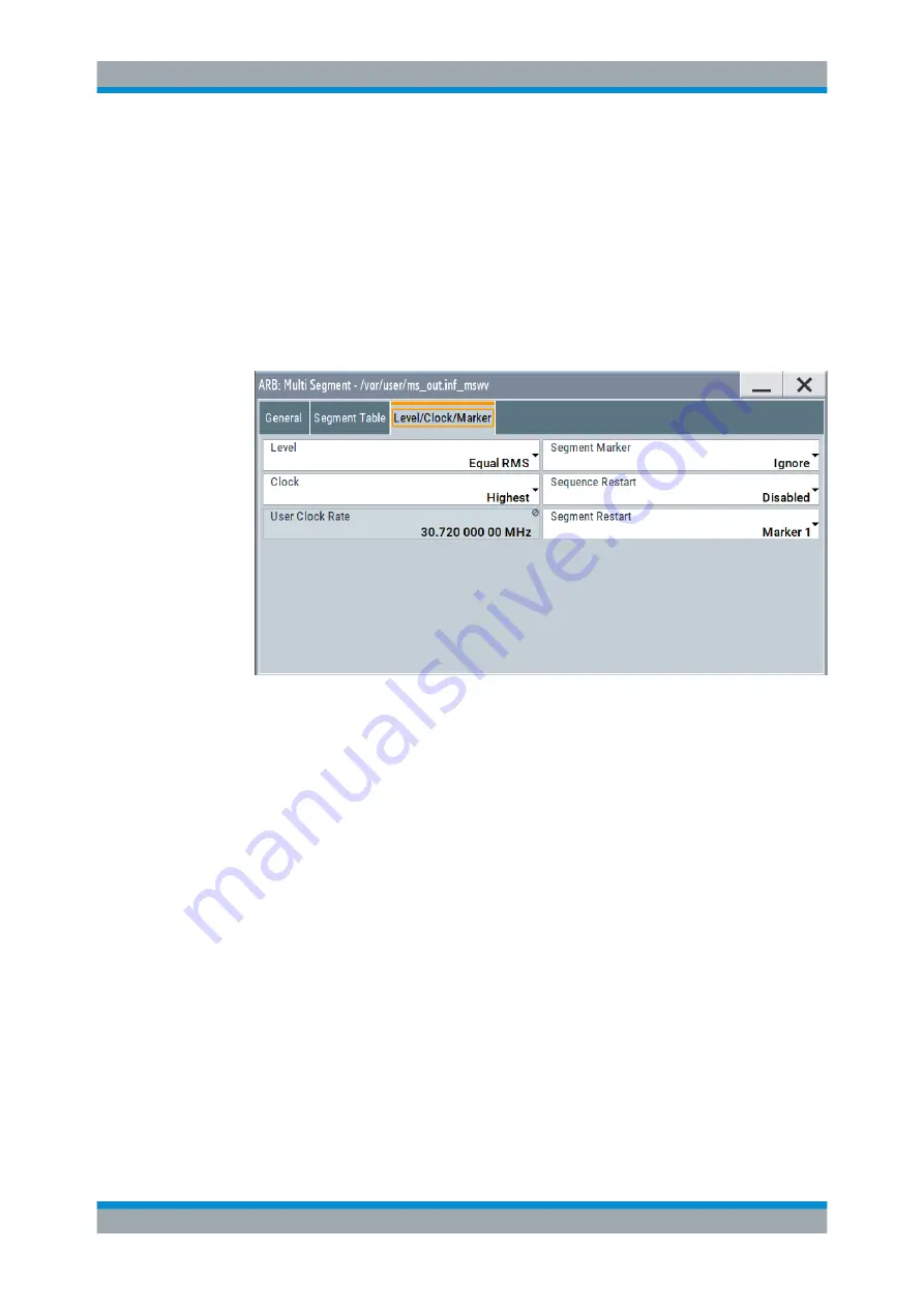 Rohde & Schwarz SMBV100B User Manual Download Page 207