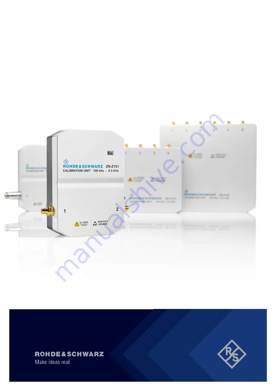 Rohde & Schwarz ZN-Z15 Series User Manual Download Page 1