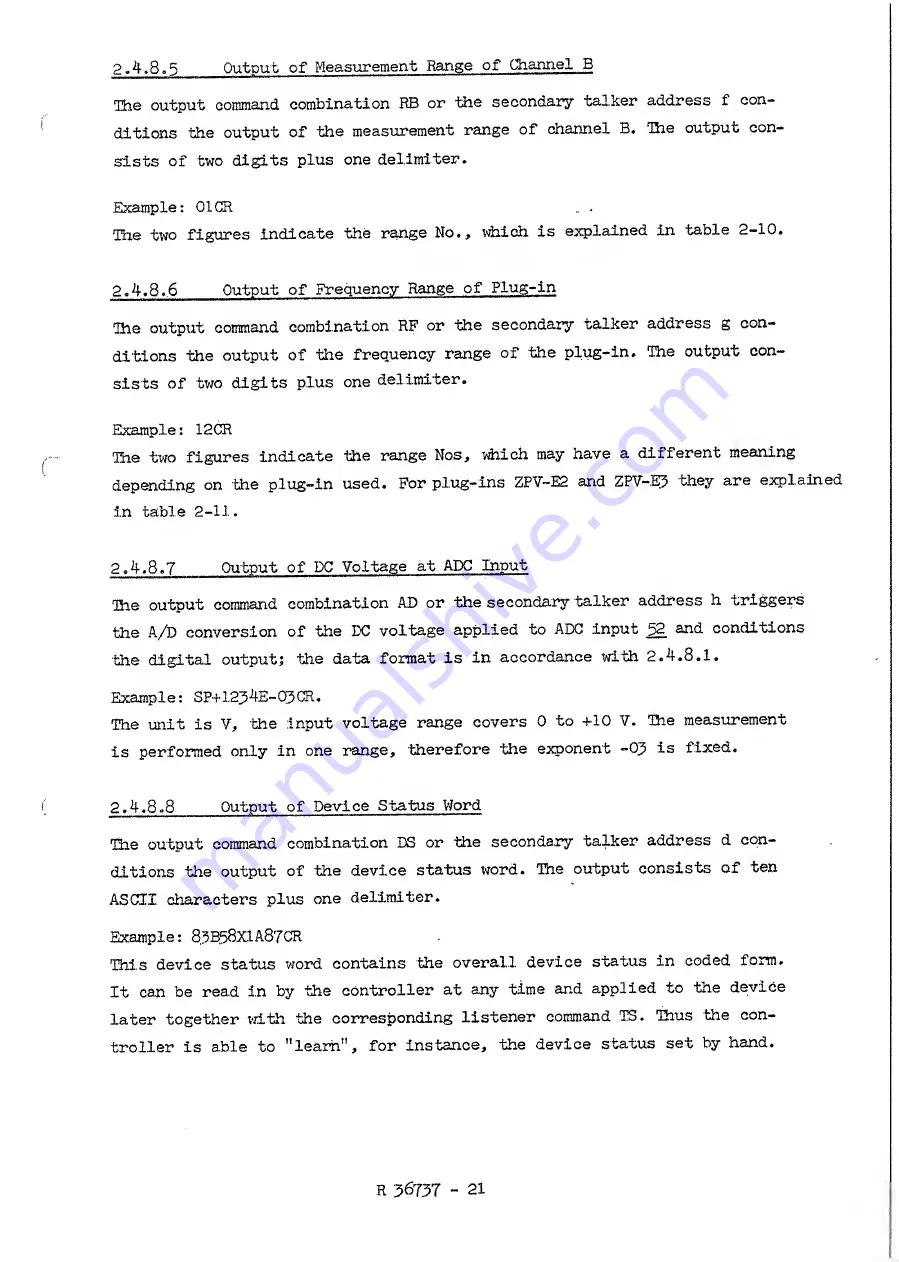 Rohde & Schwarz ZPV Manual Download Page 23