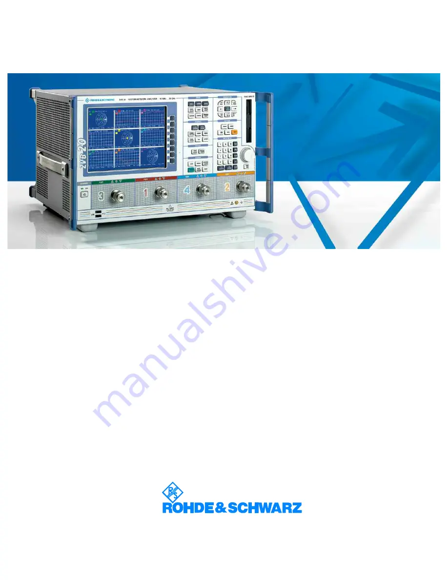 Rohde & Schwarz ZVB 14 Service Manual Download Page 1