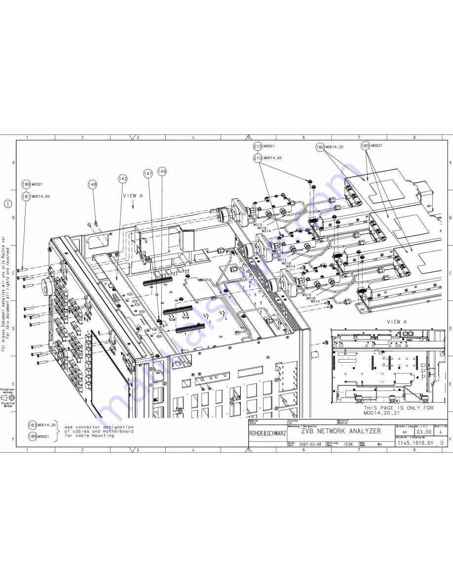 Rohde & Schwarz ZVB 14 Service Manual Download Page 176