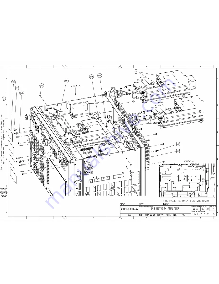 Rohde & Schwarz ZVB 14 Service Manual Download Page 179