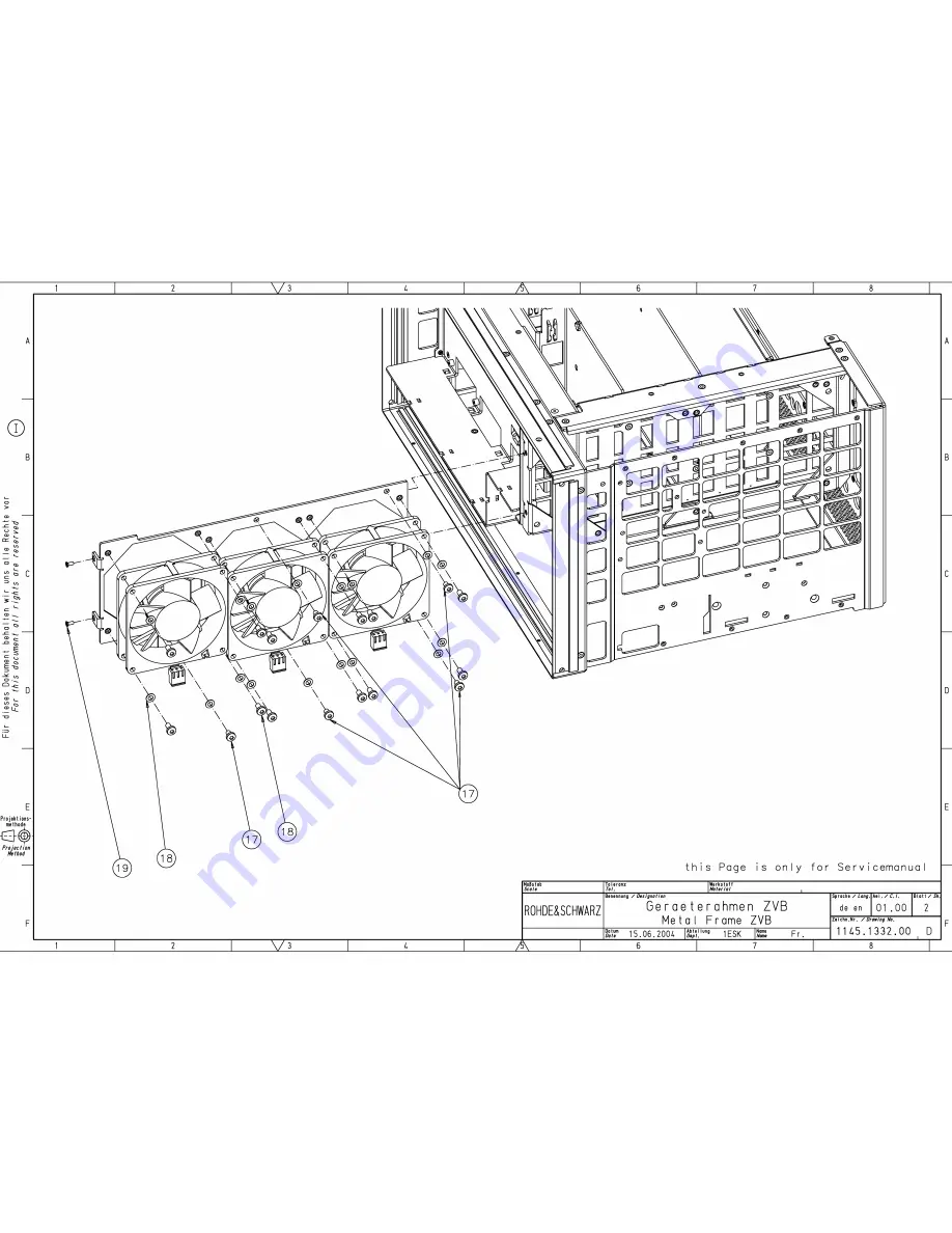 Rohde & Schwarz ZVB 14 Service Manual Download Page 183