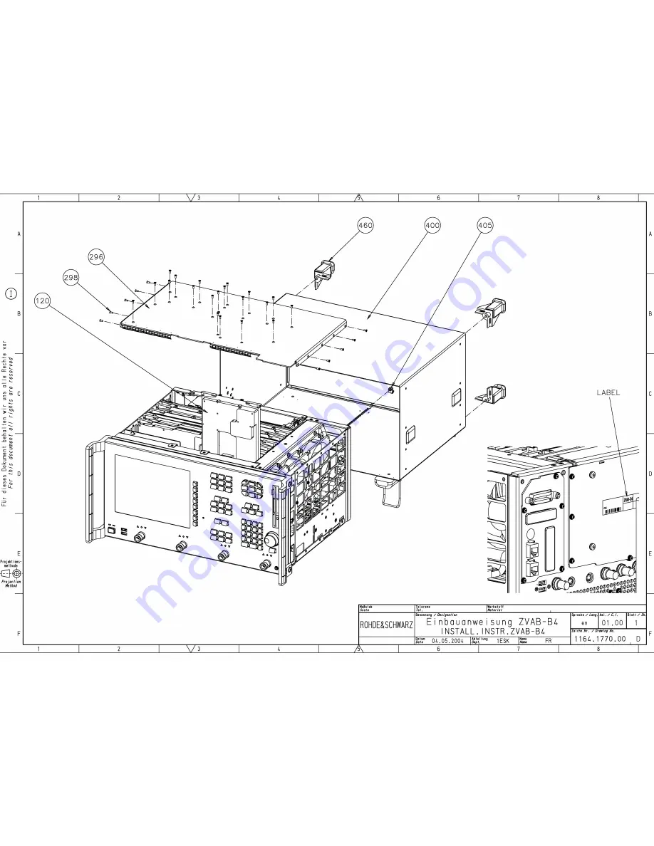 Rohde & Schwarz ZVB 14 Скачать руководство пользователя страница 185