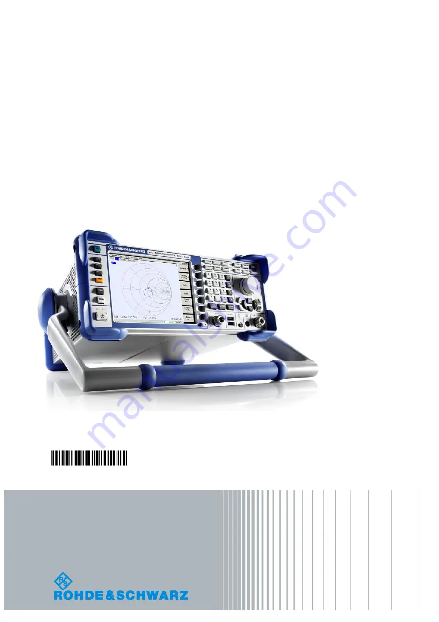 Rohde & Schwarz ZVL series Operating Manual Download Page 1