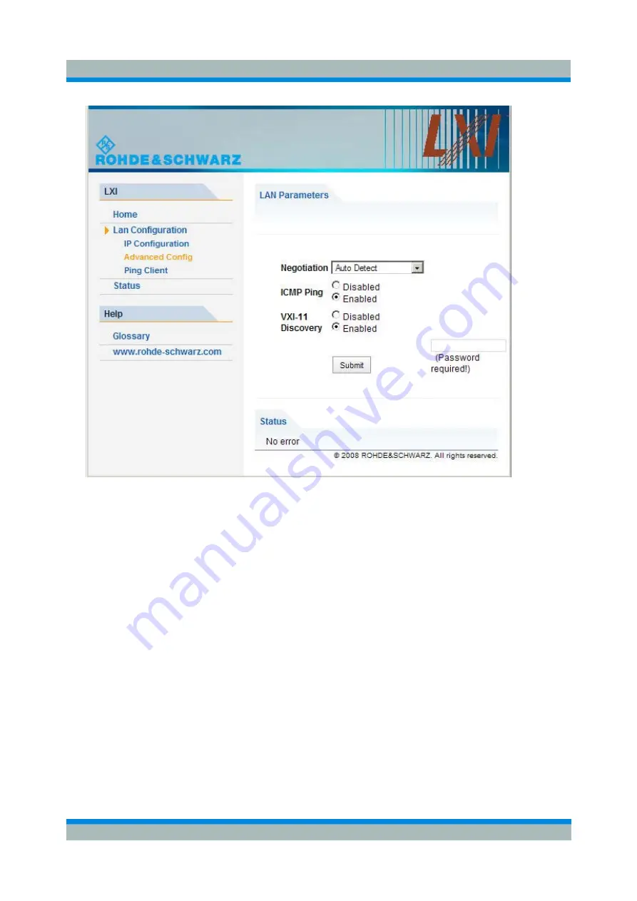 Rohde & Schwarz ZVL series Operating Manual Download Page 314