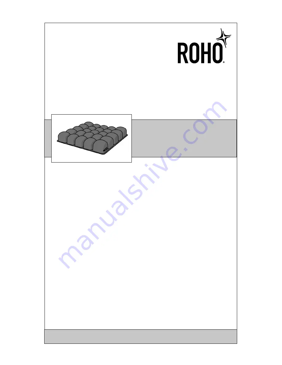 ROHO SFLX1616C Скачать руководство пользователя страница 1