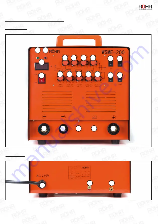 Rohr ROHR-WSME-200 Operation Manual Download Page 21