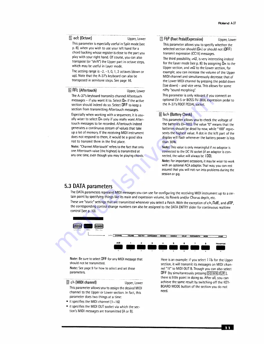 Roland A-37 Owner'S Manual Download Page 13