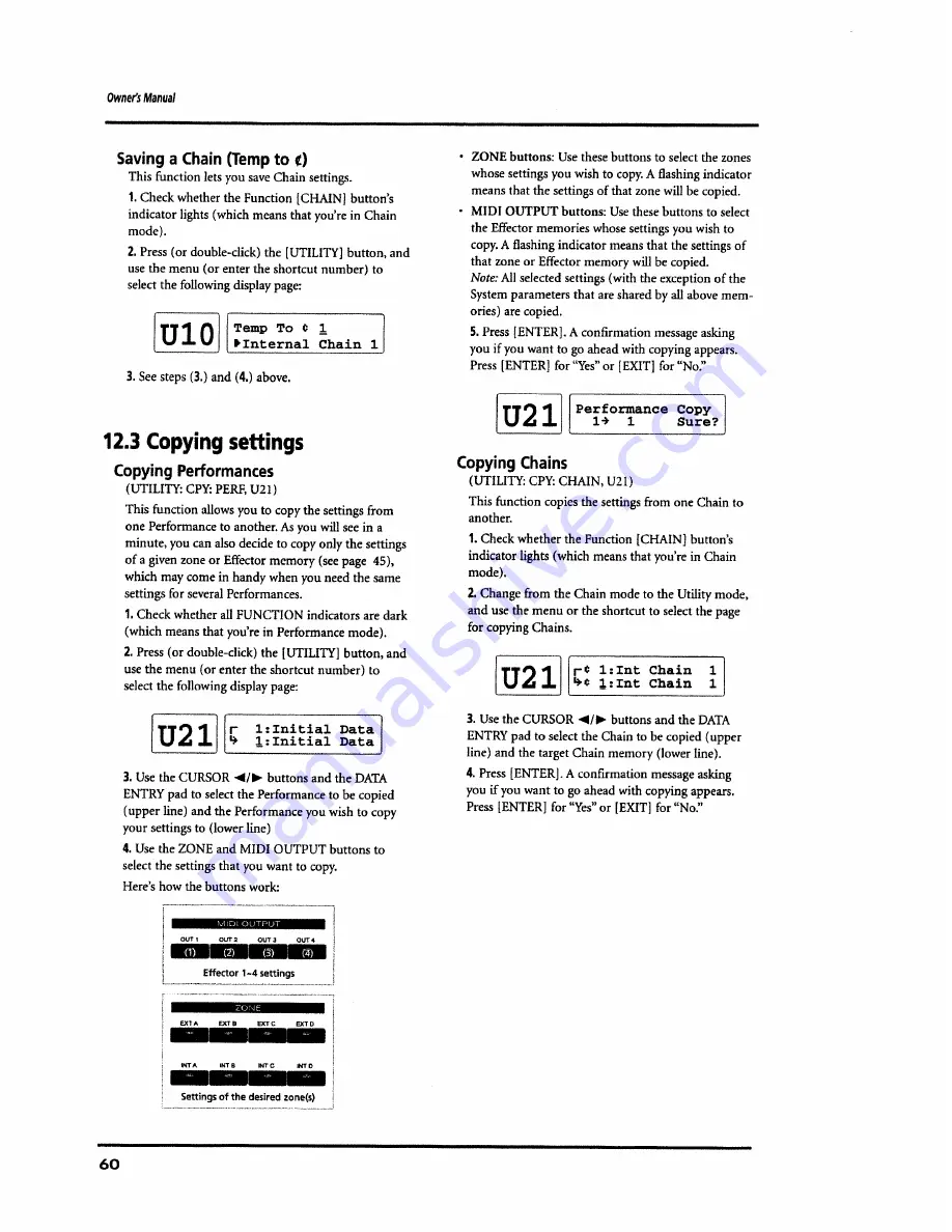 Roland A-70 Owner'S Manual Download Page 60