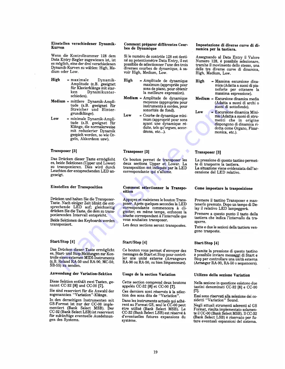 Roland AX-1 Owner'S Manual Download Page 19