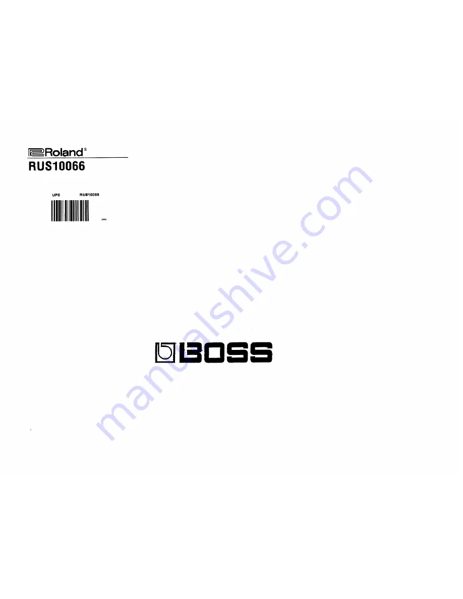 Roland BOSS BX-400 Instructions Manual Download Page 6