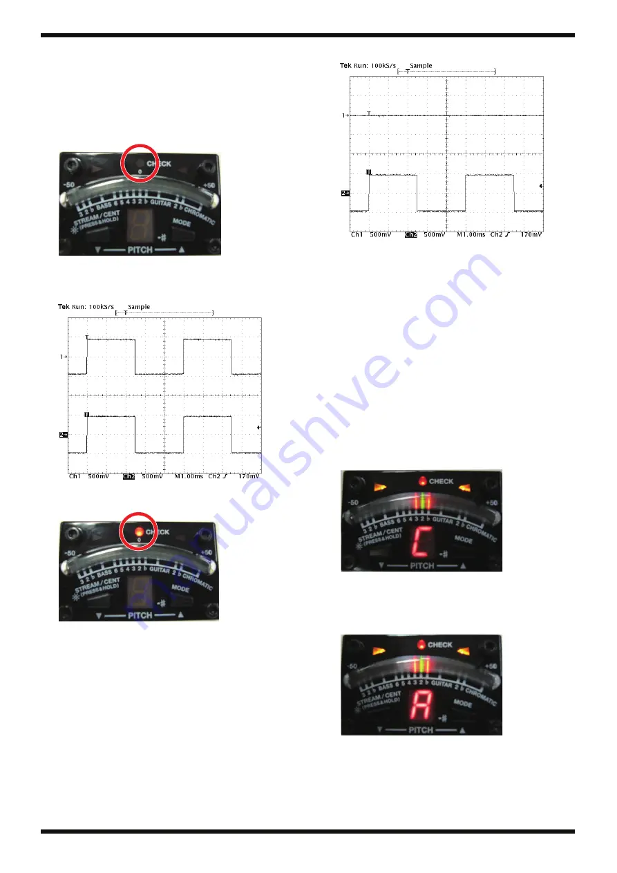 Roland BOSS Chromatic Tuner TU-3 Service Notes Download Page 11