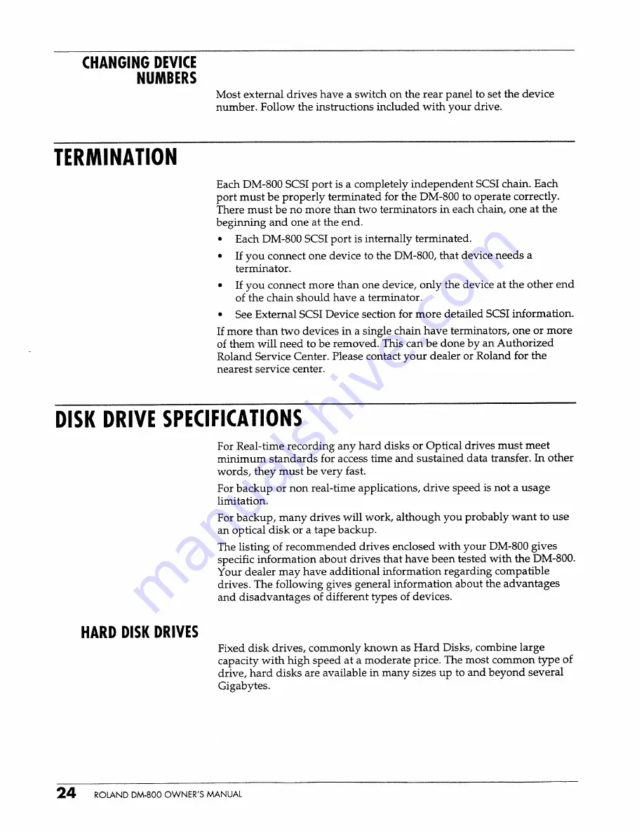 Roland DM-800 Owner'S Manual Download Page 26